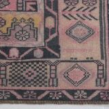 4x7 Pink & Navy Blue Classic Vintage Rug, 134x216Cm