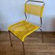 Series of 4 vintage chairs scoubidou of the 1950s