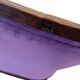 Fauteuil/canapé trois places baroque vintage violet-pourpre