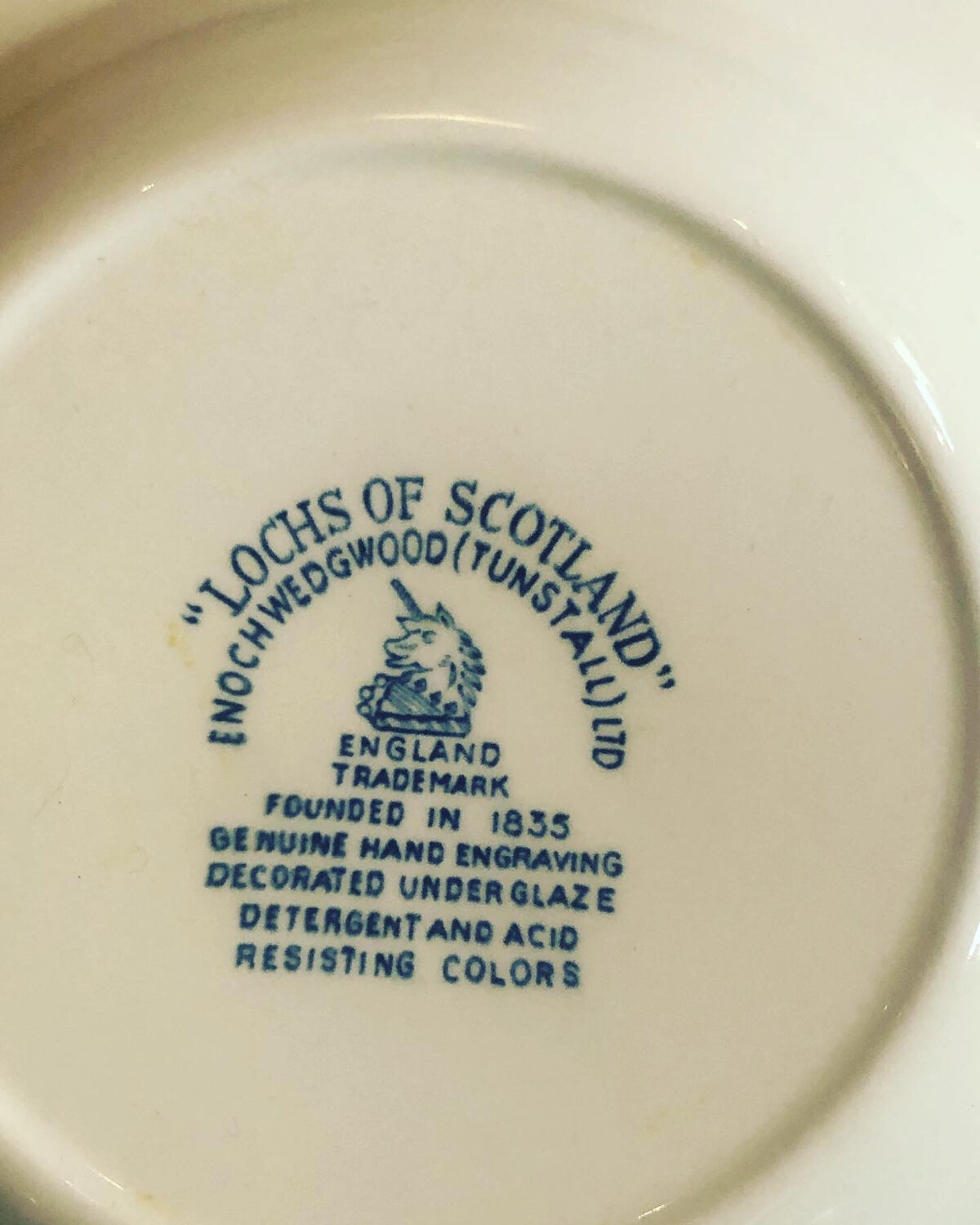 12 Wedgwood Lochs of Scotland plates