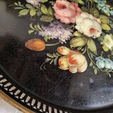Large "Napoleon III" hand-painted platter