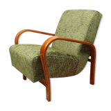 Fauteuil lounge art déco Kozelka & Kropacek avec revêtement jacquard