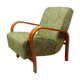 Fauteuil lounge art déco Kozelka & Kropacek avec revêtement jacquard