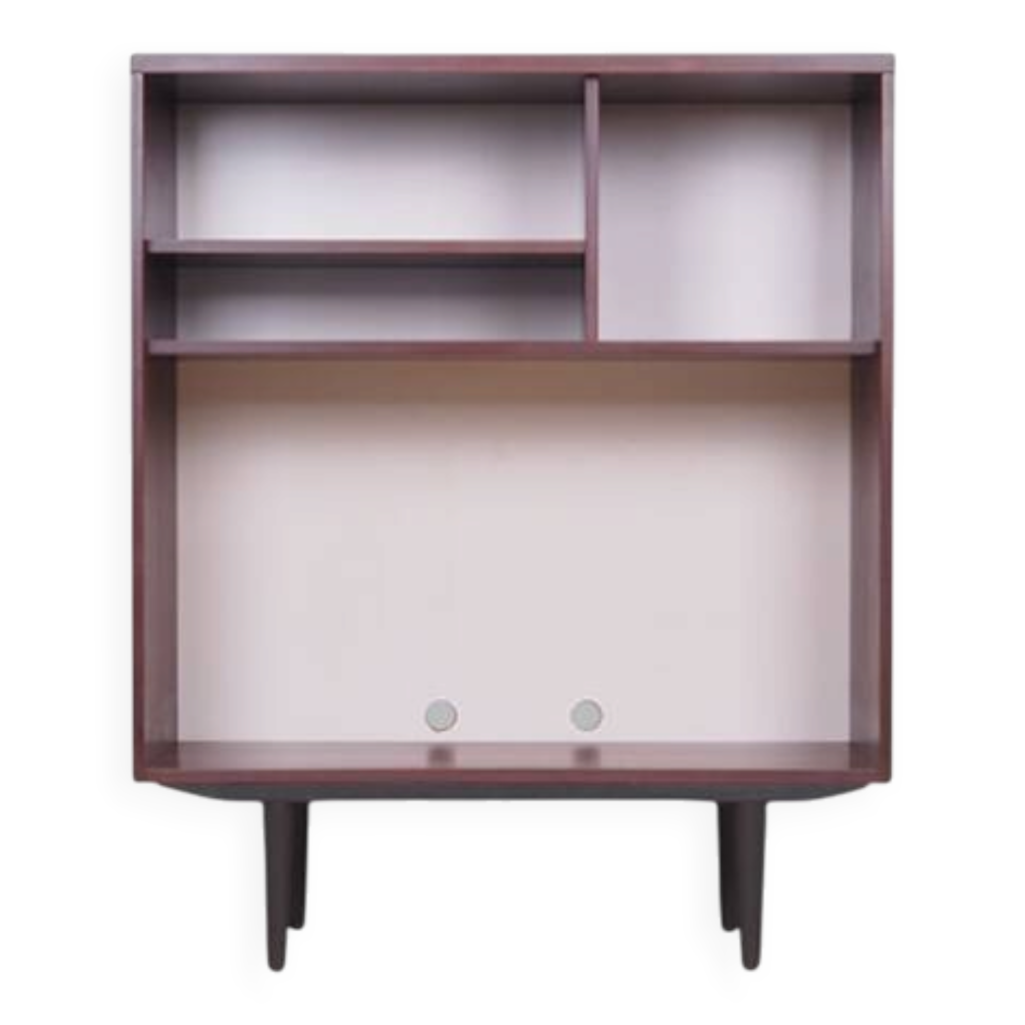 Mahogany bookcase, Swedish design, 1960s, manufacturer: Ulferts