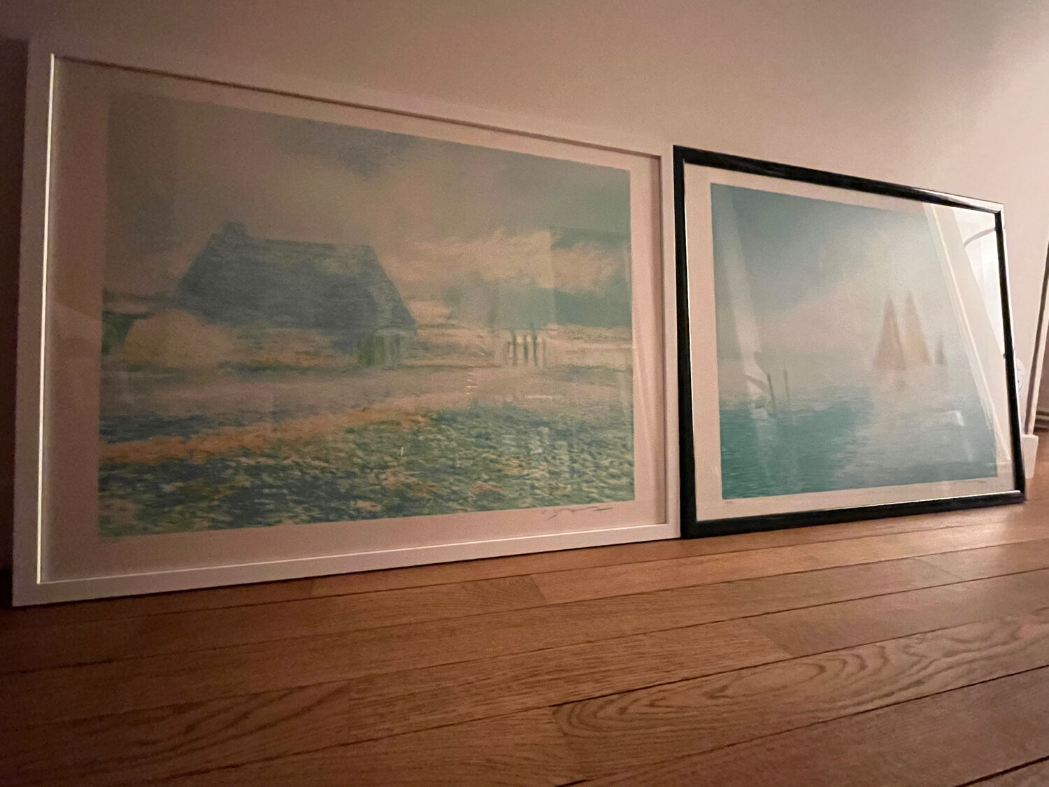 Pair of original signed lithographs – Calman SHEMI – Large Format