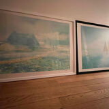 Pair of original signed lithographs – Calman SHEMI – Large Format