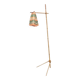 Rare Midcentury Floor Bambnoo and String Lamp, 1960s