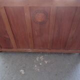 Cubist Art deco style mahogany sideboard