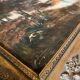 Tableau HST "Animated Lakeside Landscape" by Barbizon school, signed Décharme.