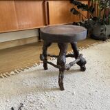 Vintage brutalist stool