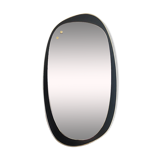 Mirror backer 1960 - black and brass 40x74cm