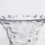 Crystal "honeycomb" vase P.D'Avesn