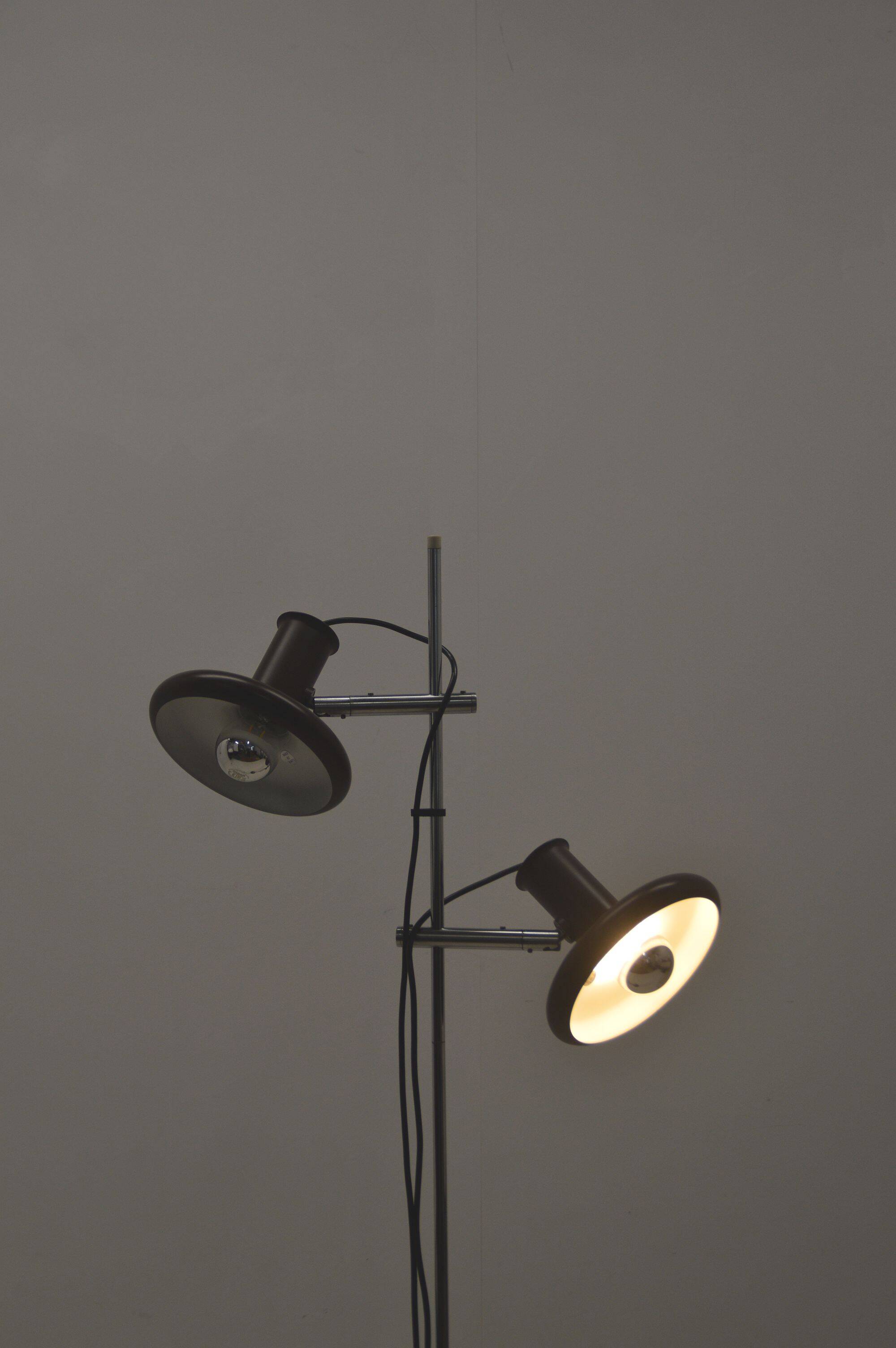 Danish floor lamp 'Optima 4' designed by Hans Due for Fog & Mørup, 1972