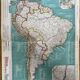 Old map of South America — Trade routes | Brazil, Argentina