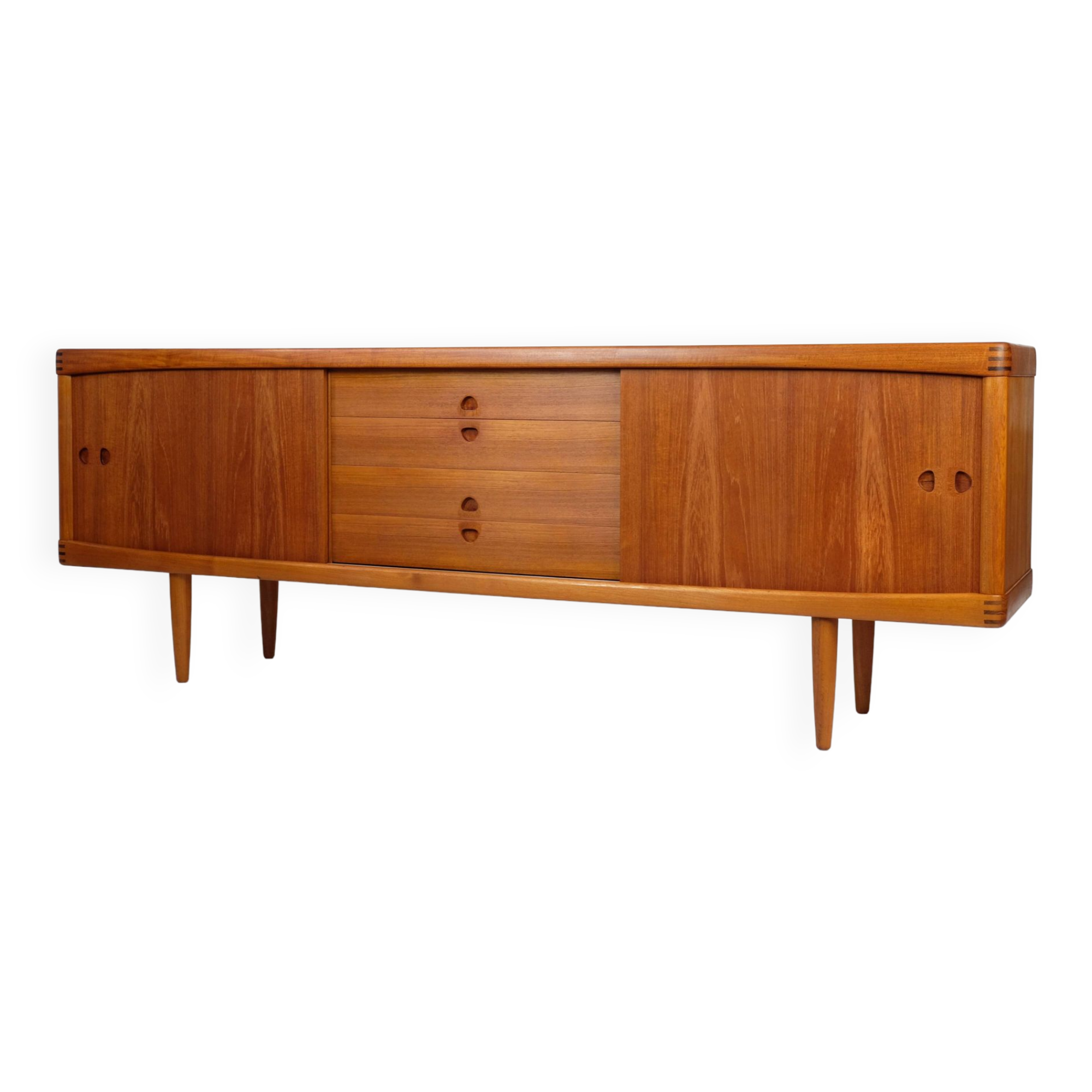 Danish Teak Sideboard by H.W. Klein for Bramin 60er Mid-Century