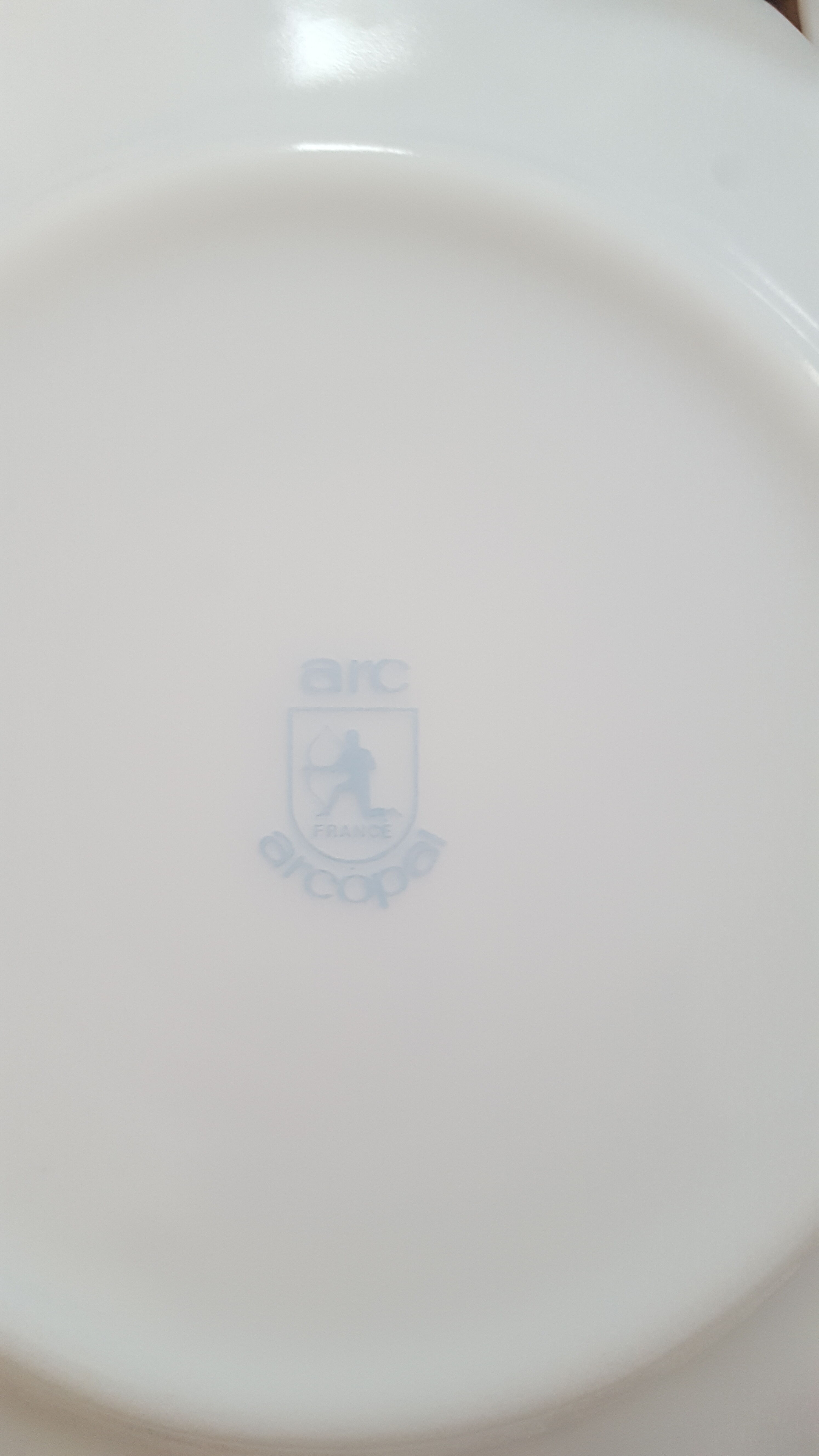 Assiettes dessert vintage arcopal fleuries
