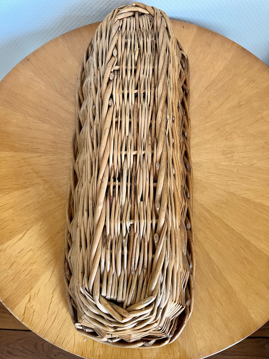 Vintage bread basket or croissant basket