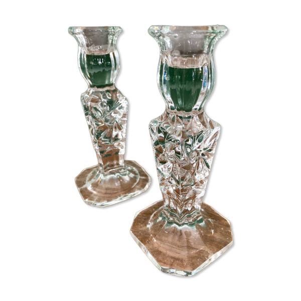 Bougeoirs socles carrés