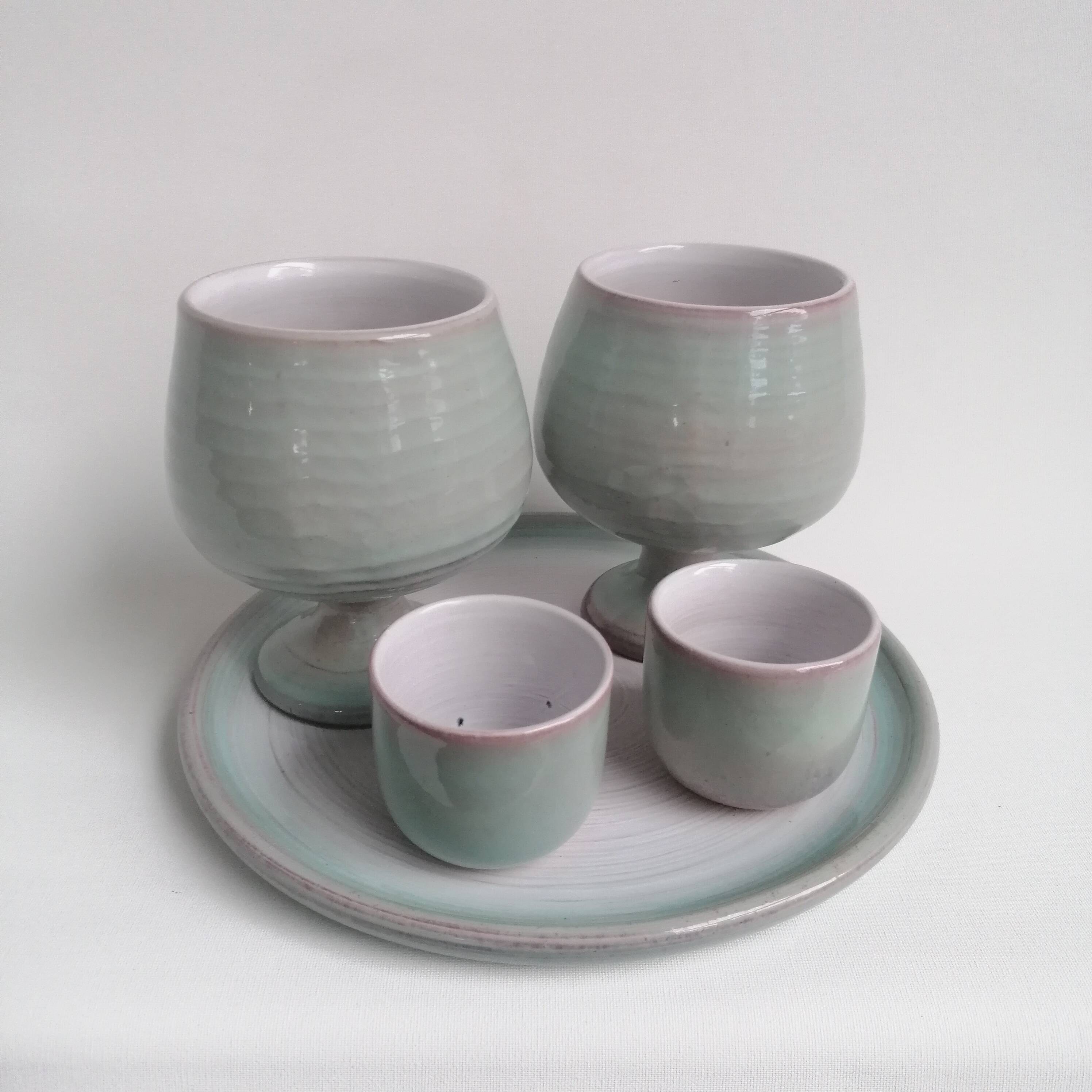 Set de dégustation trappiste en céramique Antonio Lampecco