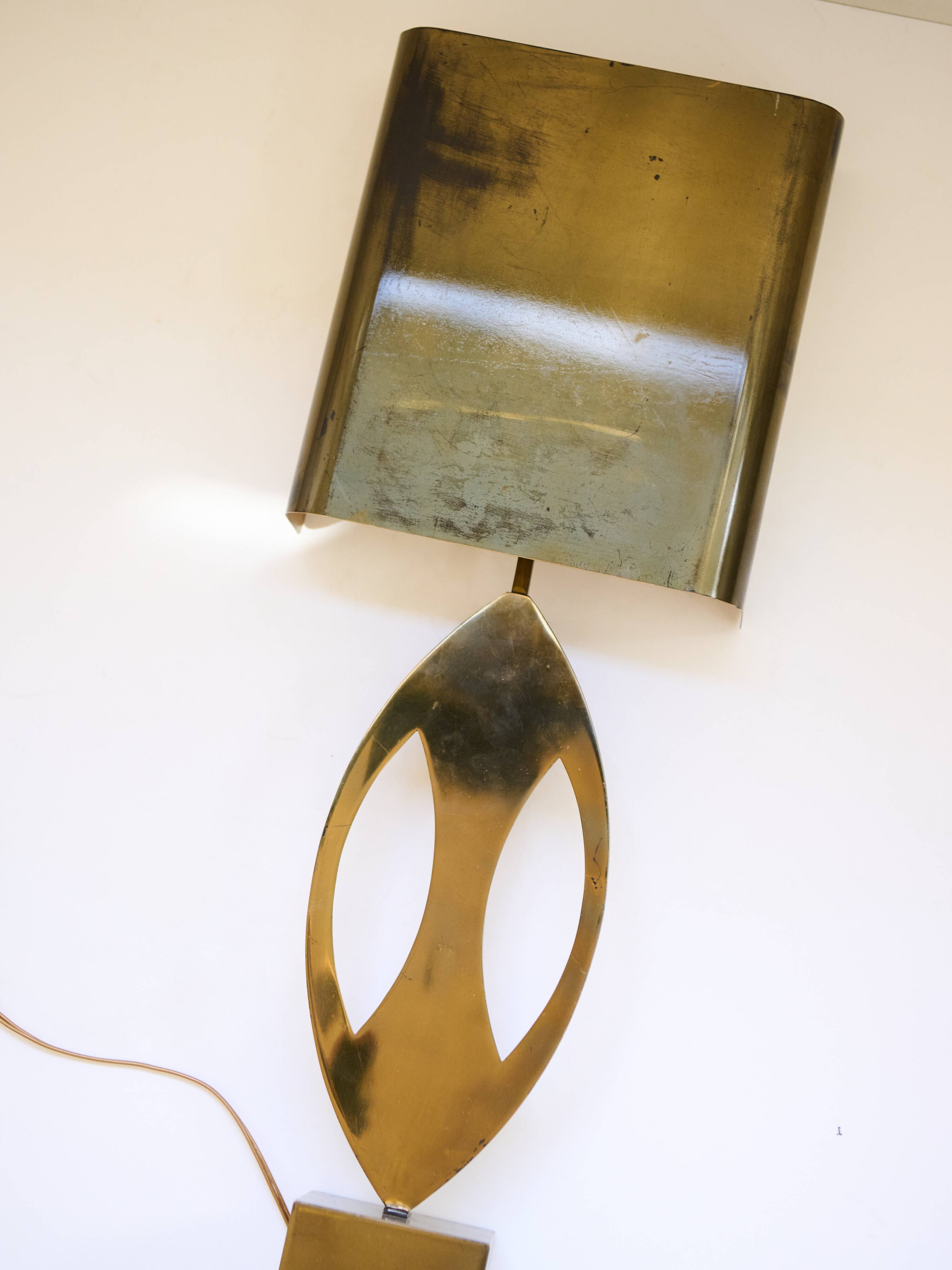 Bronze lamp by Maison Charles