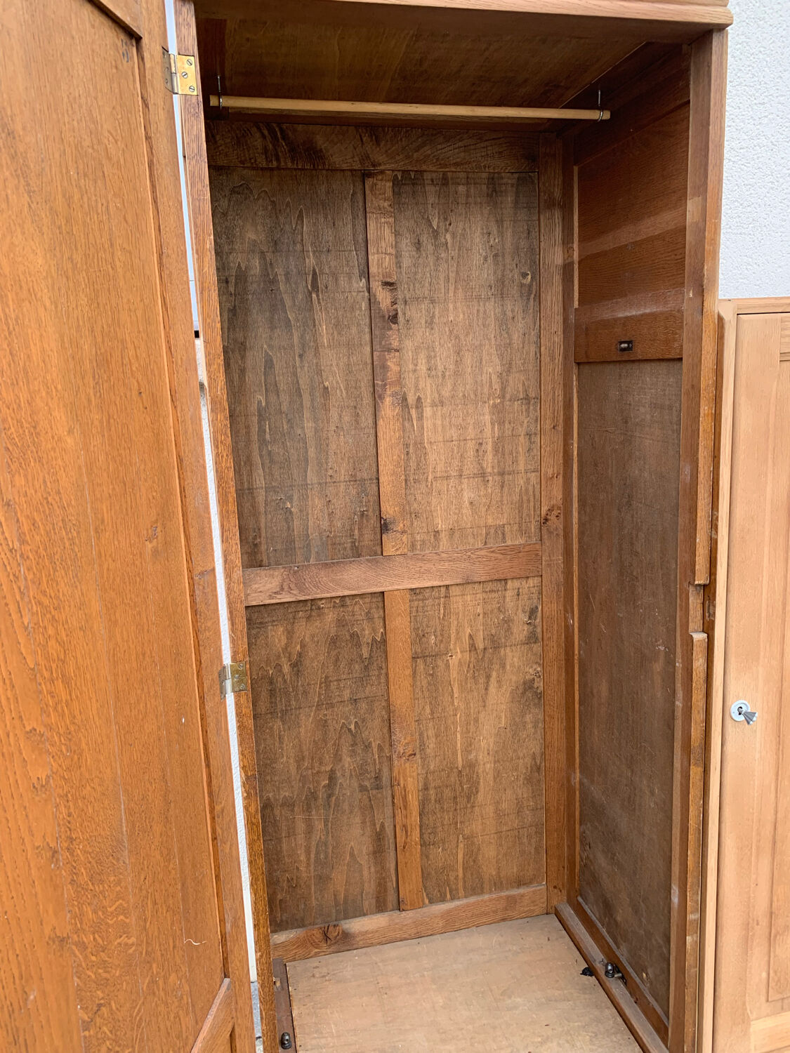 Asymmetrical art deco wardrobe