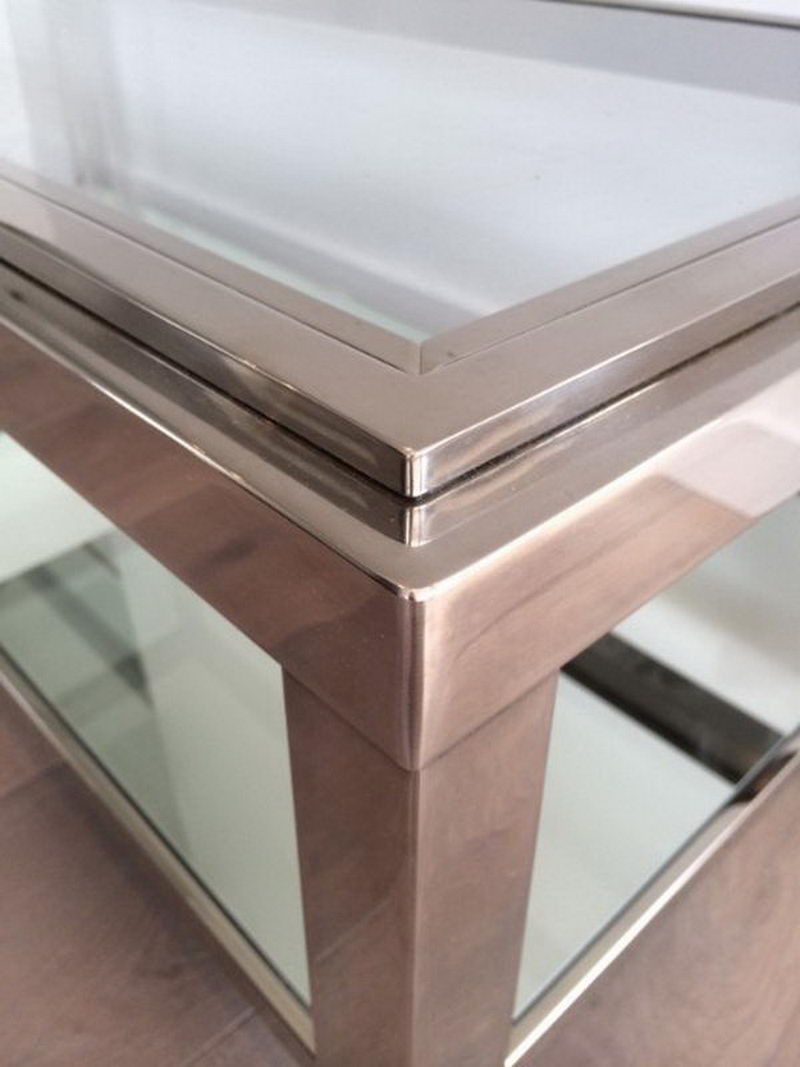 Chrome coffee table