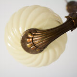 Antique center bowl chandelier