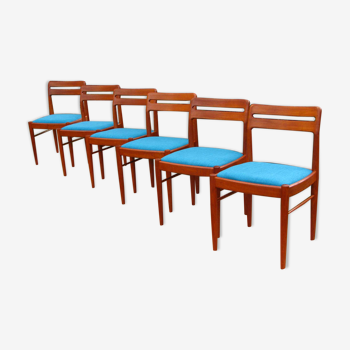 Un ensemble de 6 chaises à manger par Bramin