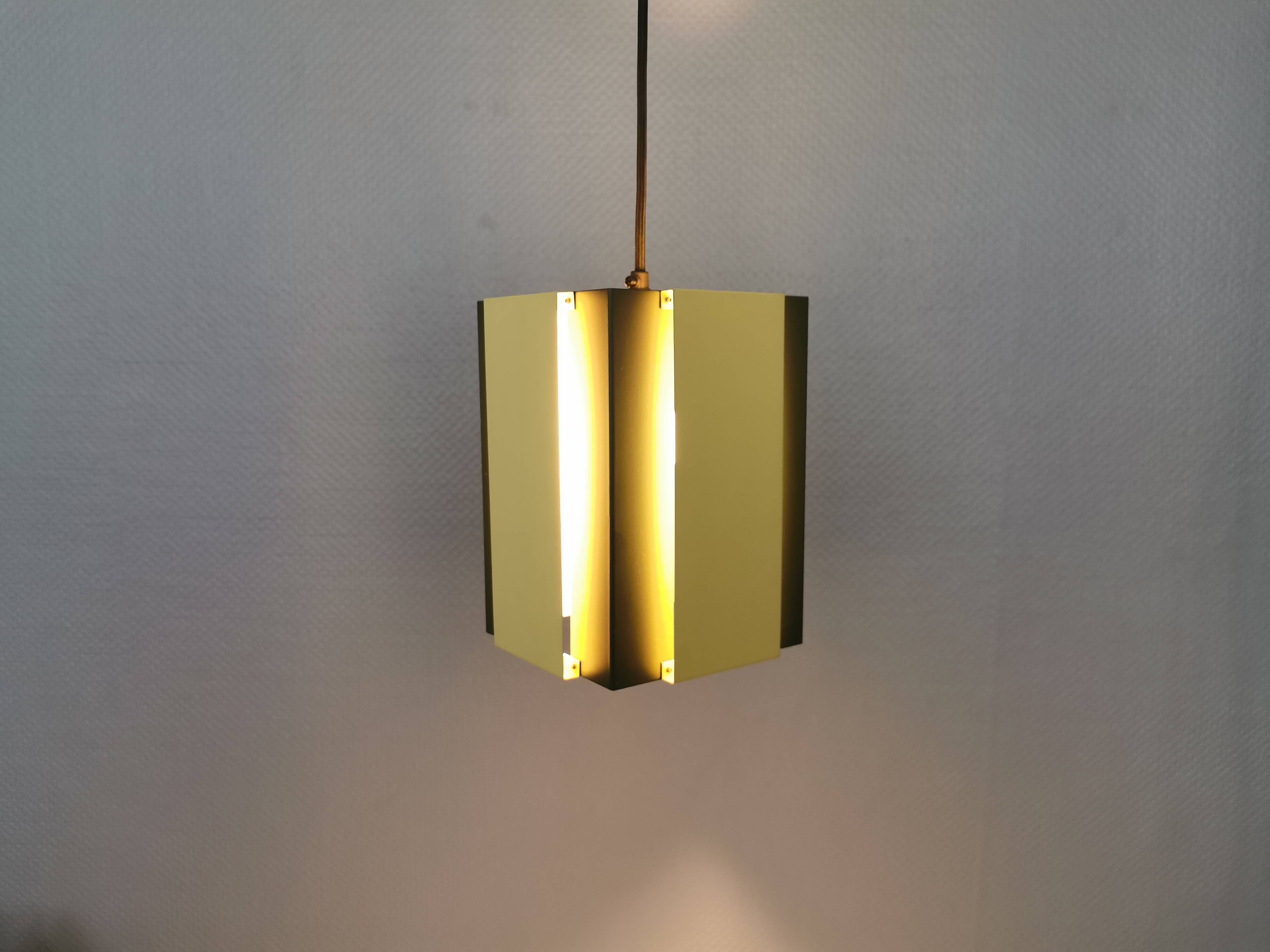 Rare hanging lamp from Nordisk Solar Denmark 1970s.