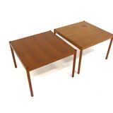 Set of 2 teak side tables, Sweden, 1960