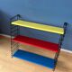 Vintage yellow, red and blue Tomado wall system - shelves - rack - unit