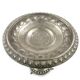 Figural eclectic fruit bowl, silver-plated brass, Poland, 19th century