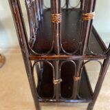 Vintage rattan shelf