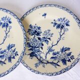 3 plates dessert in iron earth of Gien mondèle Hawthorn 211224