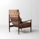 Fauteuil moutarde par BEKA, années 1960