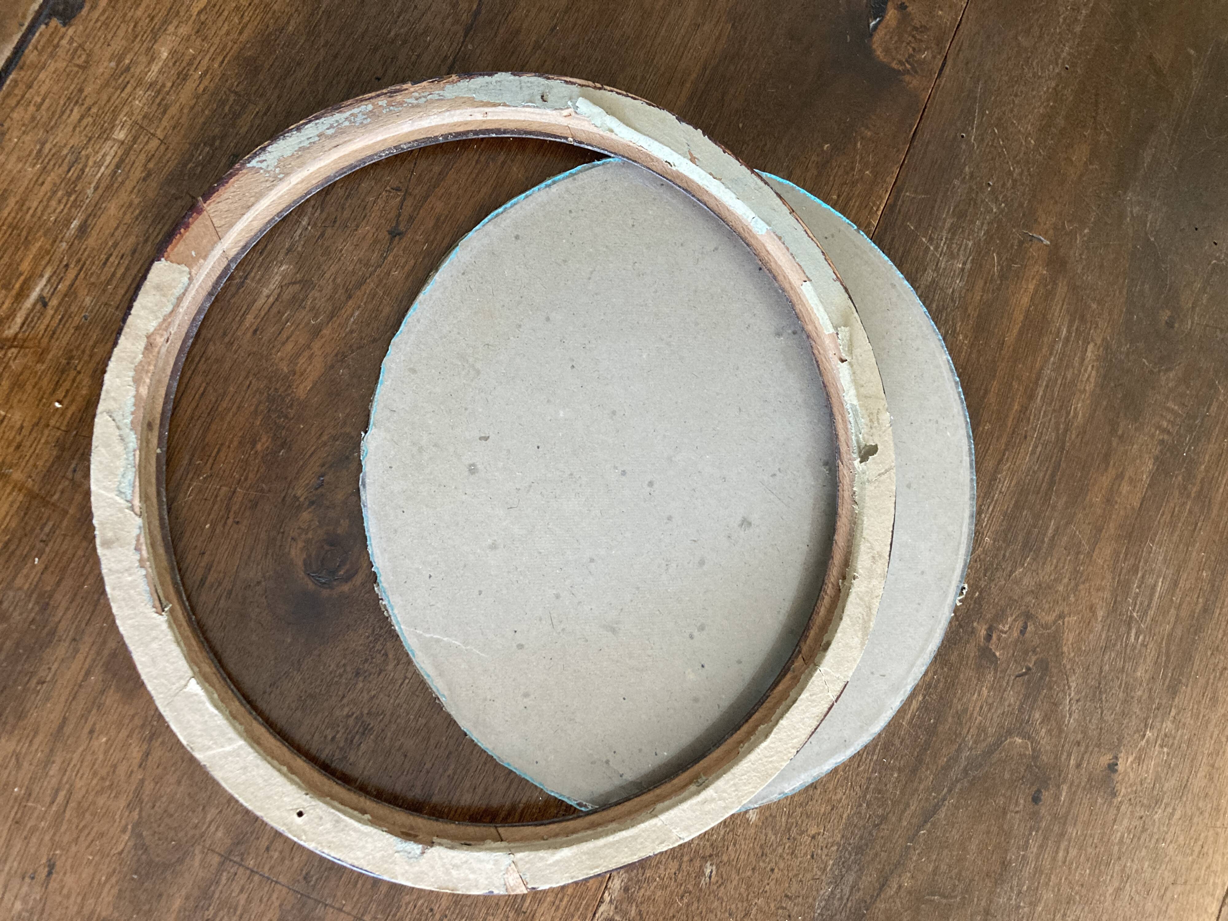 Old round frame early twentieth century