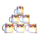 Set of 6 mugs vintage Mobil 80s