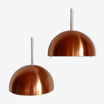 A pair of Louisiana pendant lamps by Vilhelm Wohlert and Jørgen Bo for Louis Poulsen from the 60s.