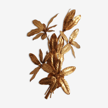 Applique gilt flower vintage
