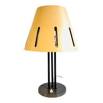 Lampe de table Sun Series Modèle 9 par H. Busquet pour Hala Zeist, Pays-Bas, années 1950.