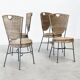 Rattan dining chairs