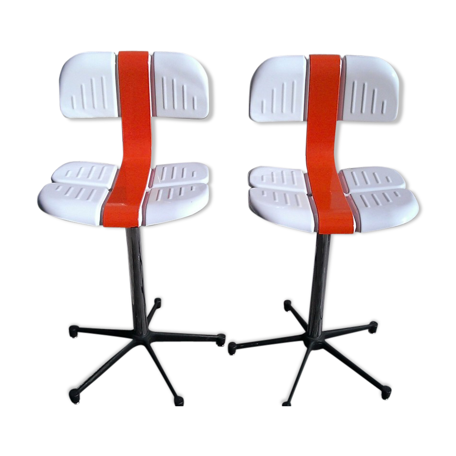 Pair of chairs high metal Mirima
