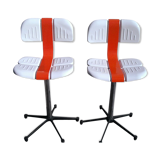 Pair of chairs high metal Mirima