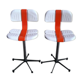 Pair of chairs high metal Mirima