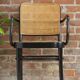 Fauteuil 811 design Josef Hoffmann en bois courbé noir et cannage
