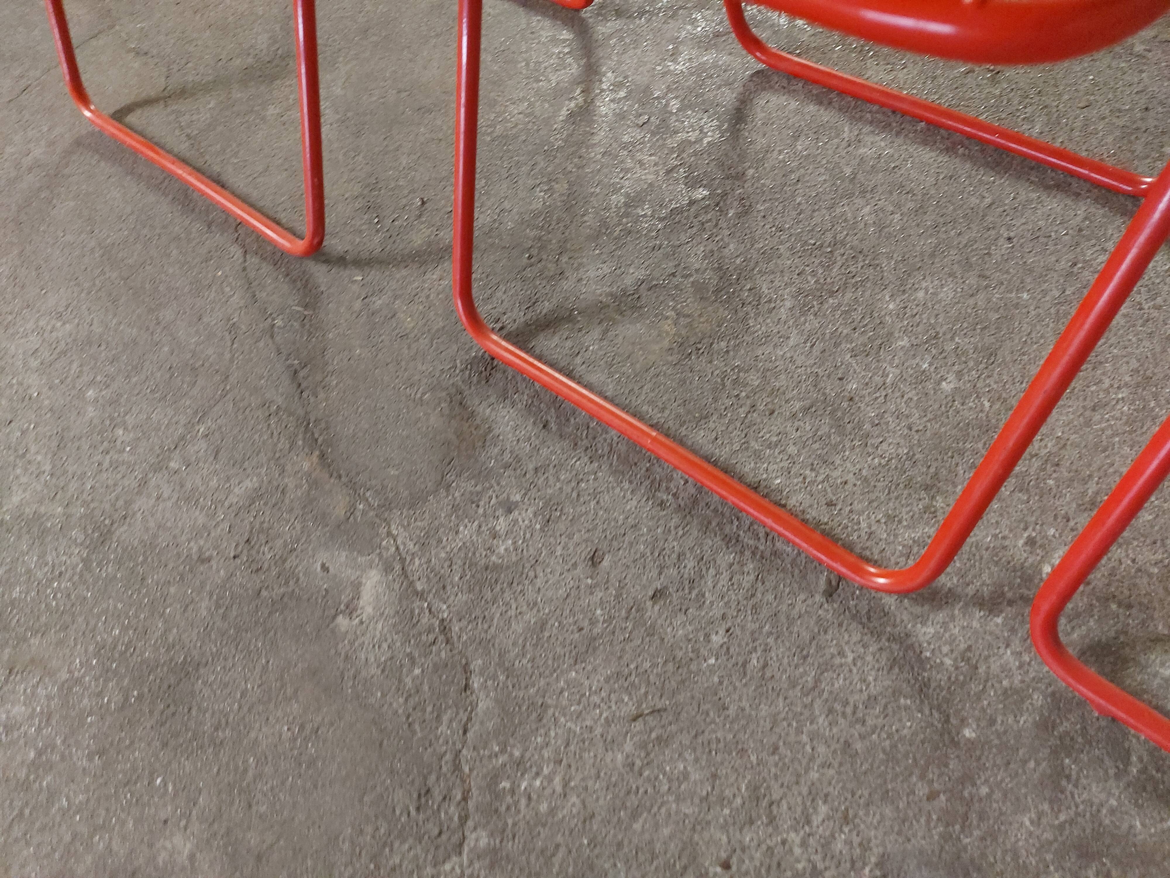 3 Ted Net folding chairs by Niels Gammelgaard , vintage 80's