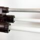 Industrial Silver Tube Light from Elektrosvit, 1970s