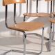 Vintage industrial style chairs (c.1960). Set of 4 pieces