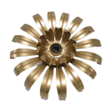 Wall lamp golden flower