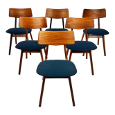 Set of 6 Mid Century Louis van Teeffelen Dining Chairs, 1960s